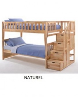 Peppermint Wood Bunk Bed