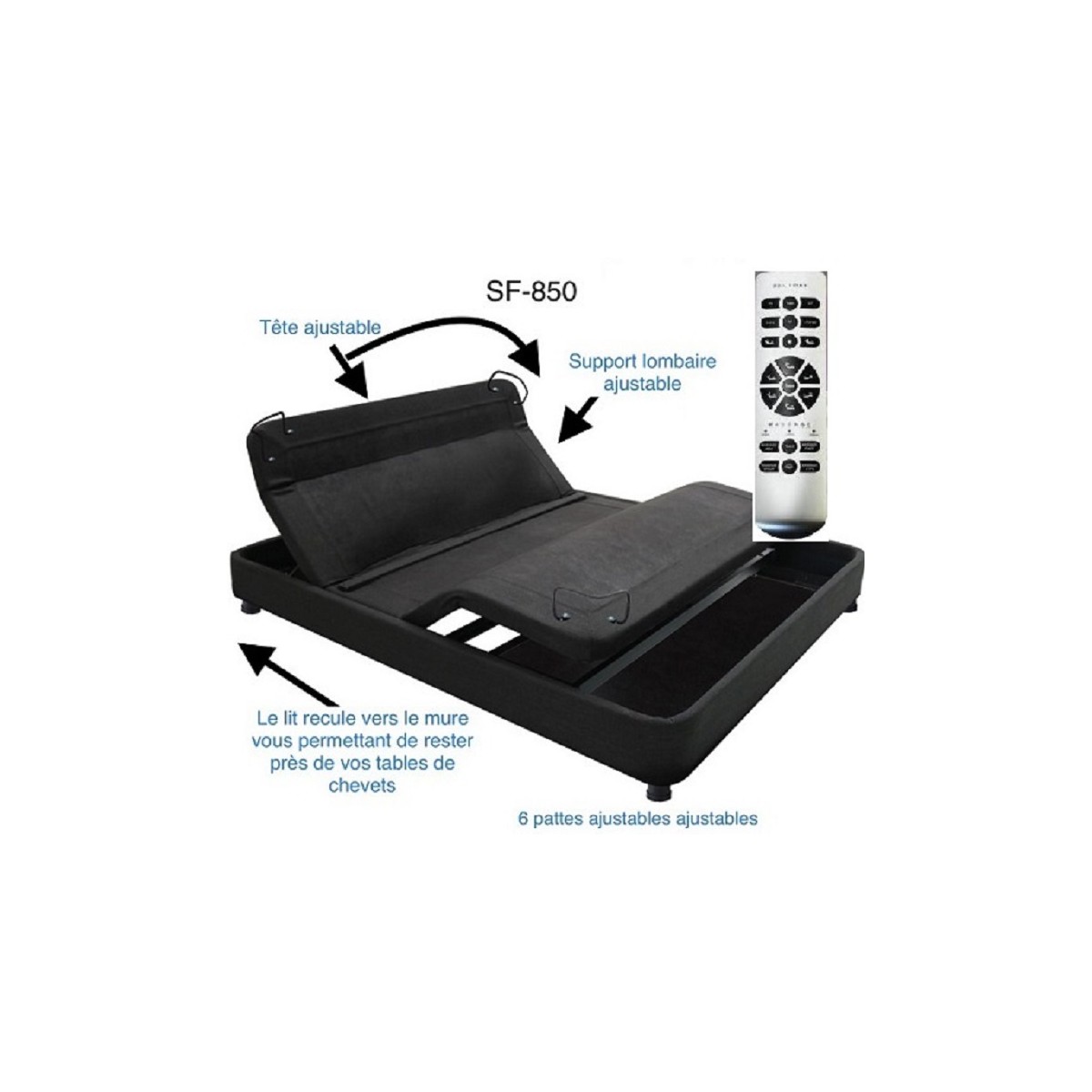 Smart Flex 850 Electric Adjustable Bed