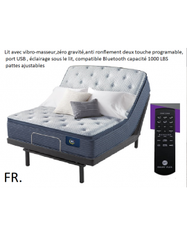 Ajustable bed 500 with Serta mattress