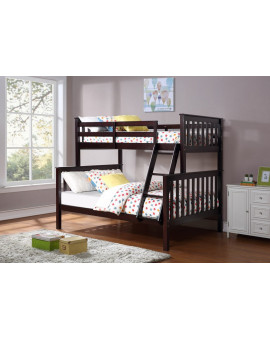 WOOD BUNK BED 102 SINGLE/DOUBLE