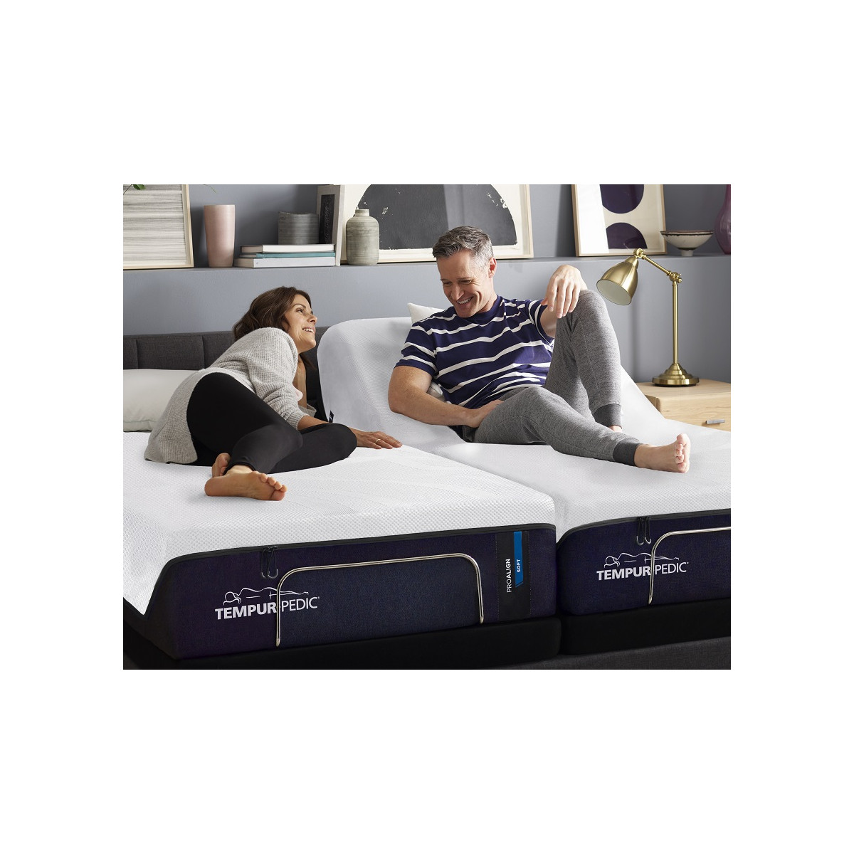 Firm tempur mattress with adjustable base SF 600.