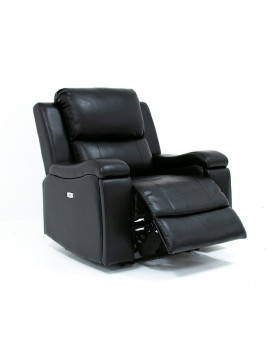 Electric recliner chair black leather If 8032